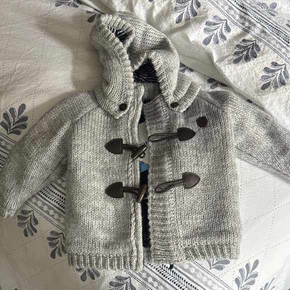 Mayoral Navy and Gray Knit Sweater - Picture 1 of 3